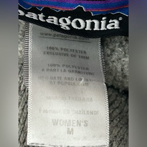 Womens Patagonia Better Sweater Long City Fleece Coat Size Medium - Picture 4 of 13